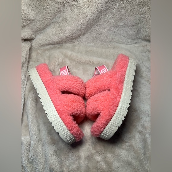 Ugg pink slippers Size Womens 9 pink - Picture 4 of 6